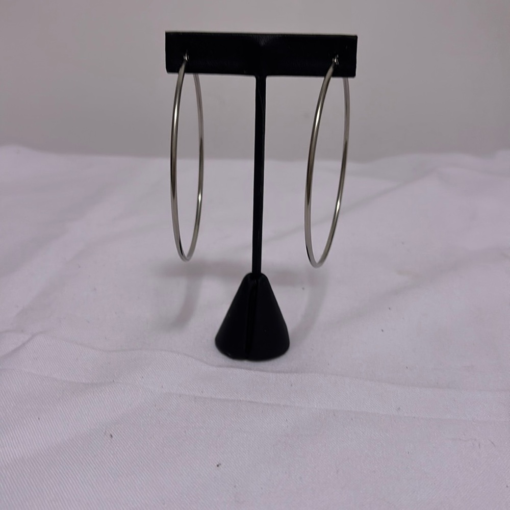 Silver earrings